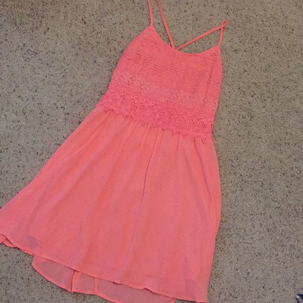 Orange dress
